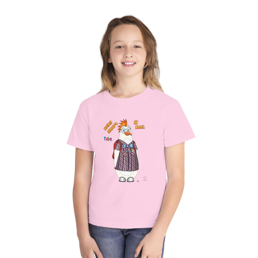 TuBz™ "Being Smart Iz Kool" Youth Graphic T-Shirt - Educational Kids Tee | TuBz4Kidz
