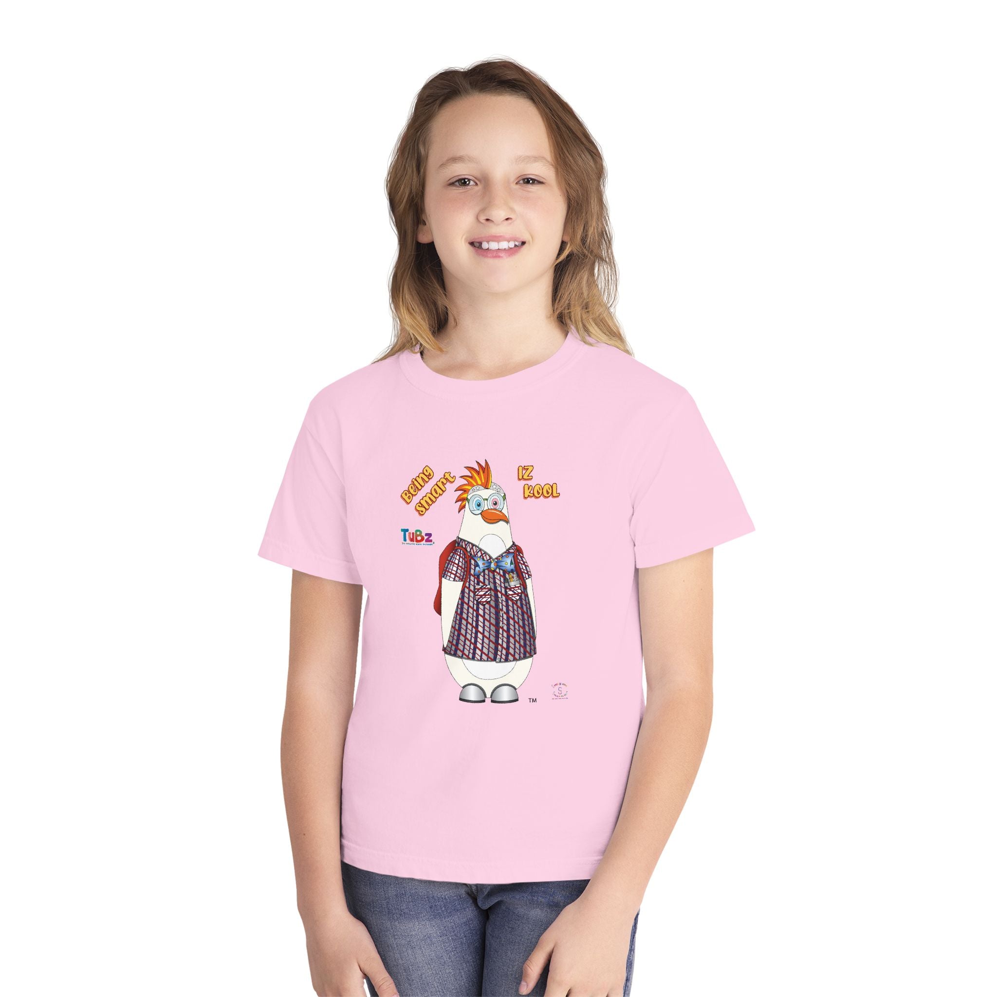 TuBz™ "Being Smart Iz Kool" Youth Graphic T-Shirt - Educational Kids Tee | TuBz4Kidz