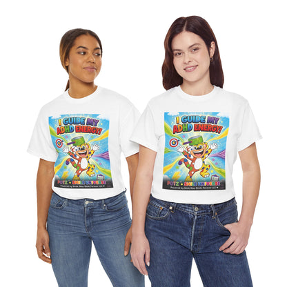 Potz™ Unisex Heavy Cotton™ Tee – "I Guide My ADHD Energy!" Graphic Tee | Smile Universe Collection
