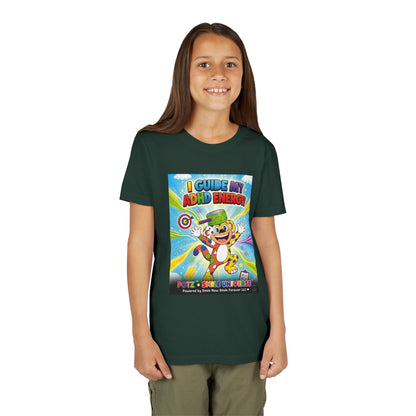 Potz™ Youth Short Sleeve Tee – "I Guide My ADHD Energy!" Graphic Tee | Smile Universe Collection