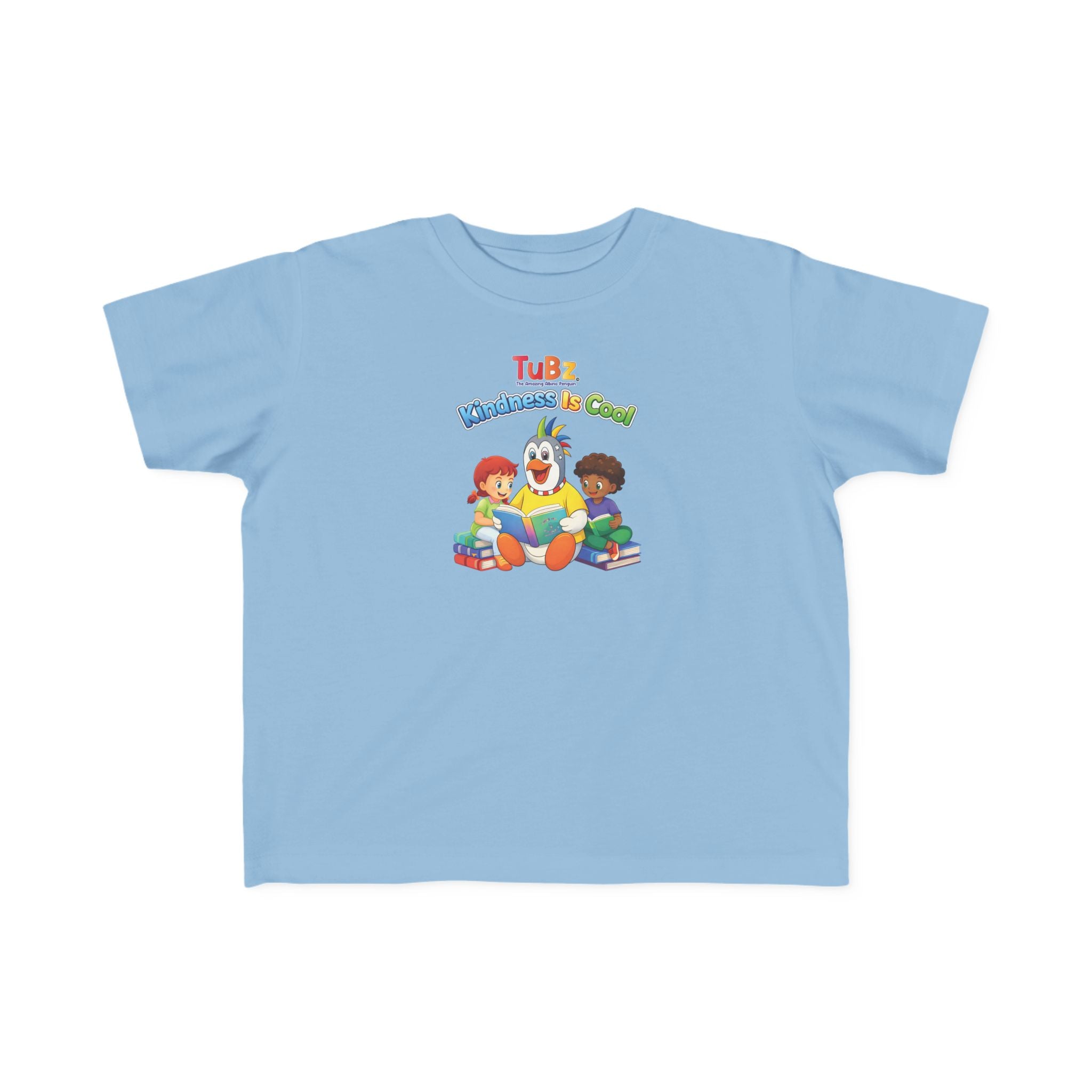 TuBz™ "Kindness Is Cool" Kids T-Shirt - Positive Message Graphic Tee | Smile Universe TuBz4Kidz