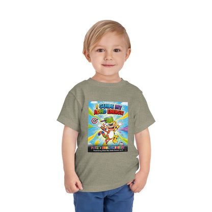 Potz™ Toddler Short Sleeve Tee – "I Guide My ADHD Energy!" Graphic Tee | Smile Universe Collection
