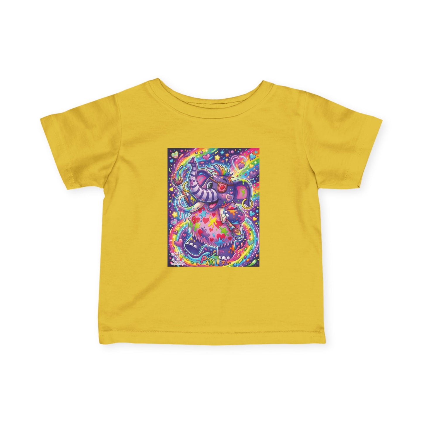 Piklez™ Infant Fine Jersey Tee – "Magic Paint!" Graphic Shirt | Smile Universe Collection