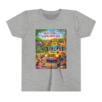 Lani™ Youth Short Sleeve Tee – "Adventure Starts With Us!" Graphic