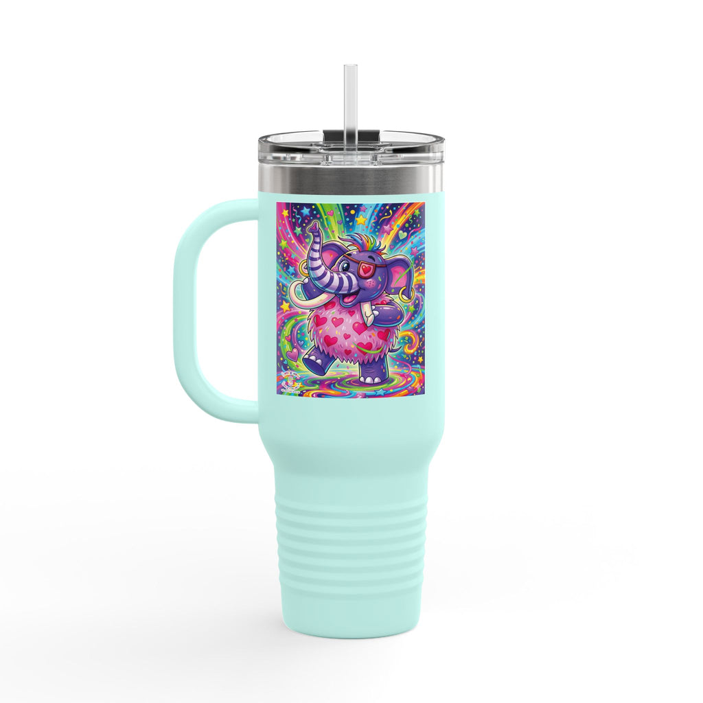 Piklez™ 40oz Insulated Travel Mug – "Born to Celebrate!" Graphic | Smile Universe Collection