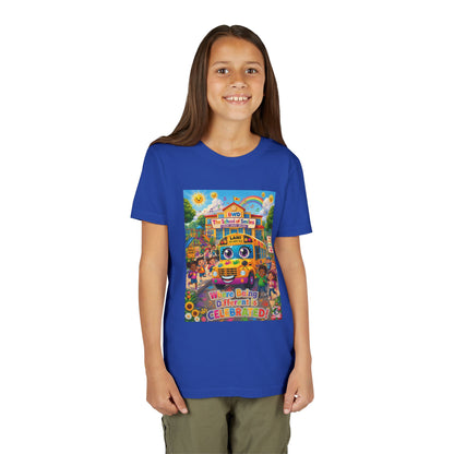 Lani™ Youth Short Sleeve Tee – "Where Being Different is CELEBRATED!" Graphic Shirt