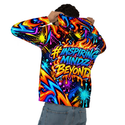 Men’s Graphic Hoodie – Inspiring Mindz Beyond Colorful Street Art Pullover