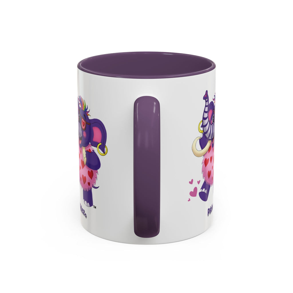 Piklez™ Accent Coffee Mug (11oz & 15oz) – "Full of Love!" Graphic | Smile Universe Collection
