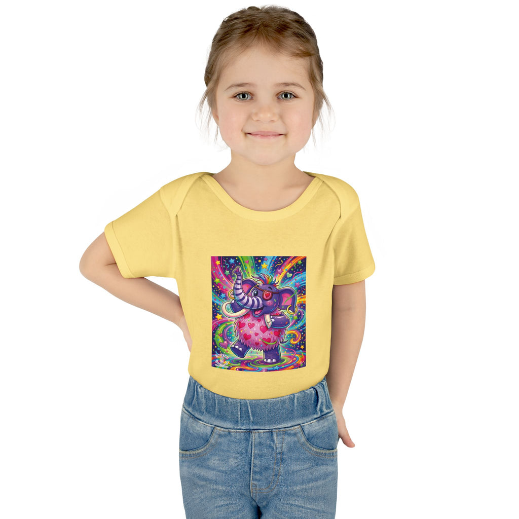 Piklez™ Infant Baby Rib Bodysuit – "Born to Celebrate!" Graphic | Smile Universe Collection