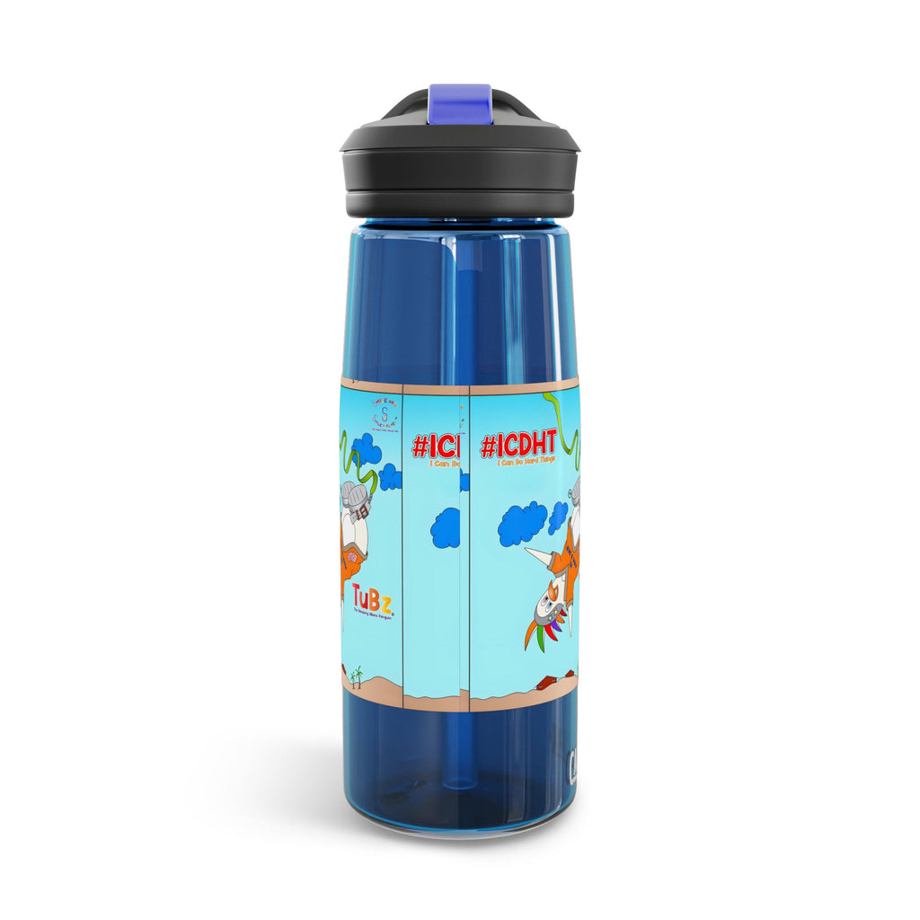 TuBz™ "I Can Do Hard Things" CamelBak Eddy® Kids Water Bottle - Spill-Resistant School Bottle
