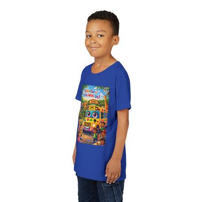 Lani™ Youth Short Sleeve Tee – "Adventure Starts With Us!" Graphic