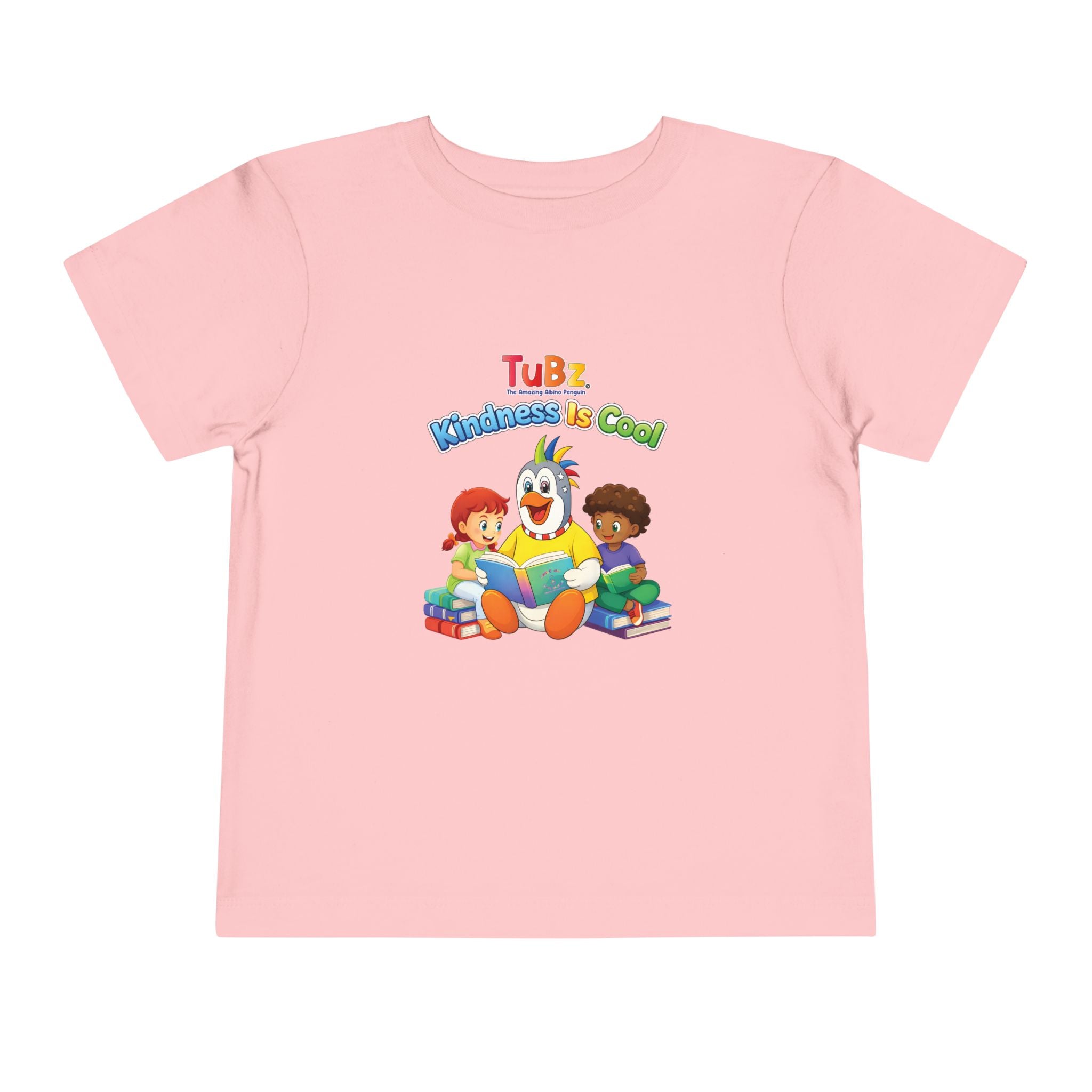TuBz™ "Kindness Is Cool" Kids T-Shirt - Positive Message Graphic Tee | Smile Universe TuBz4Kidz
