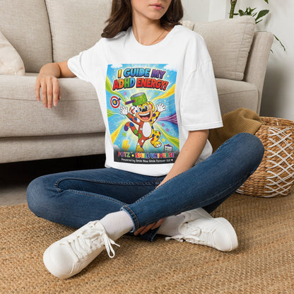 Potz™ Unisex Softstyle T-Shirt – "I Guide My ADHD Energy!" Graphic Tee | Smile Universe Collection