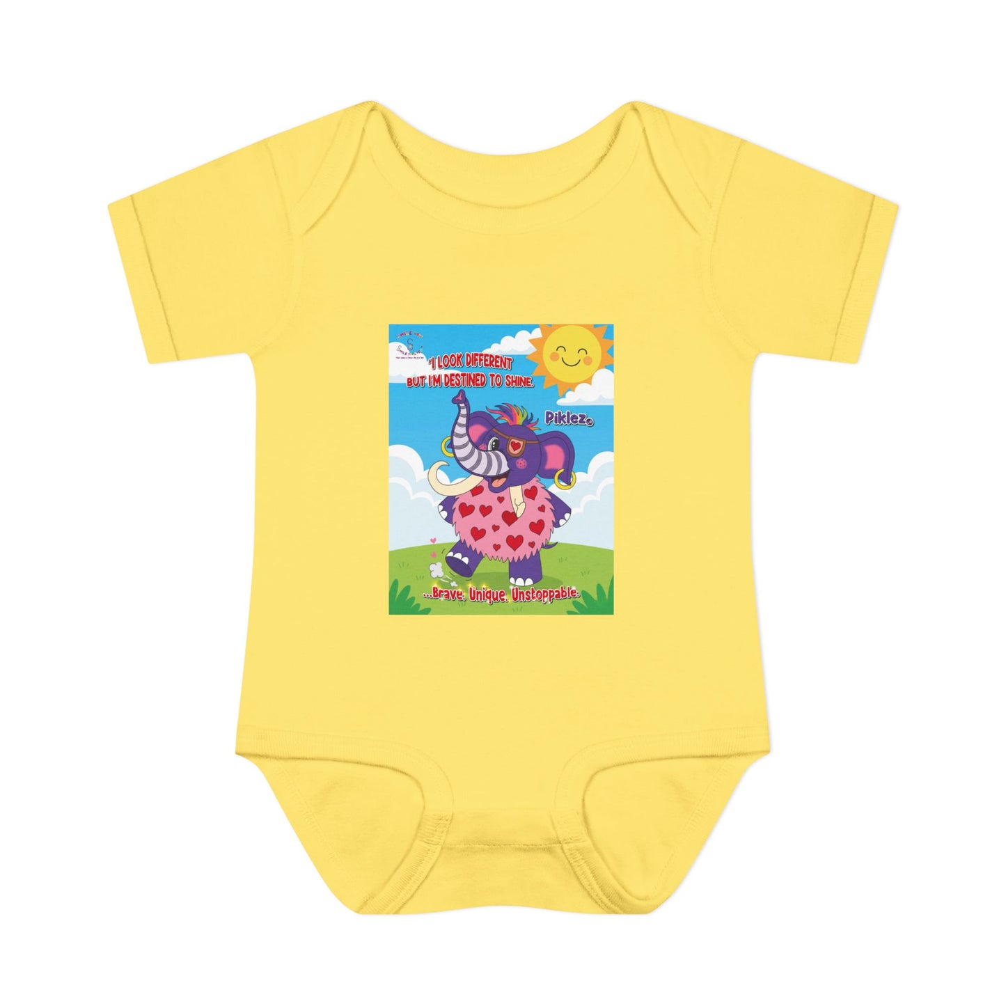 Piklez™ Infant Bodysuit – “Destined to Shine” Baby Outfit | Smile Universe Collection