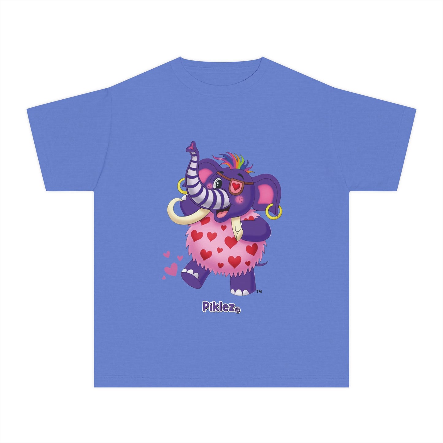 Piklez™ Youth Midweight Tee – "Full of Love!" Graphic Shirt | Smile Universe Collection