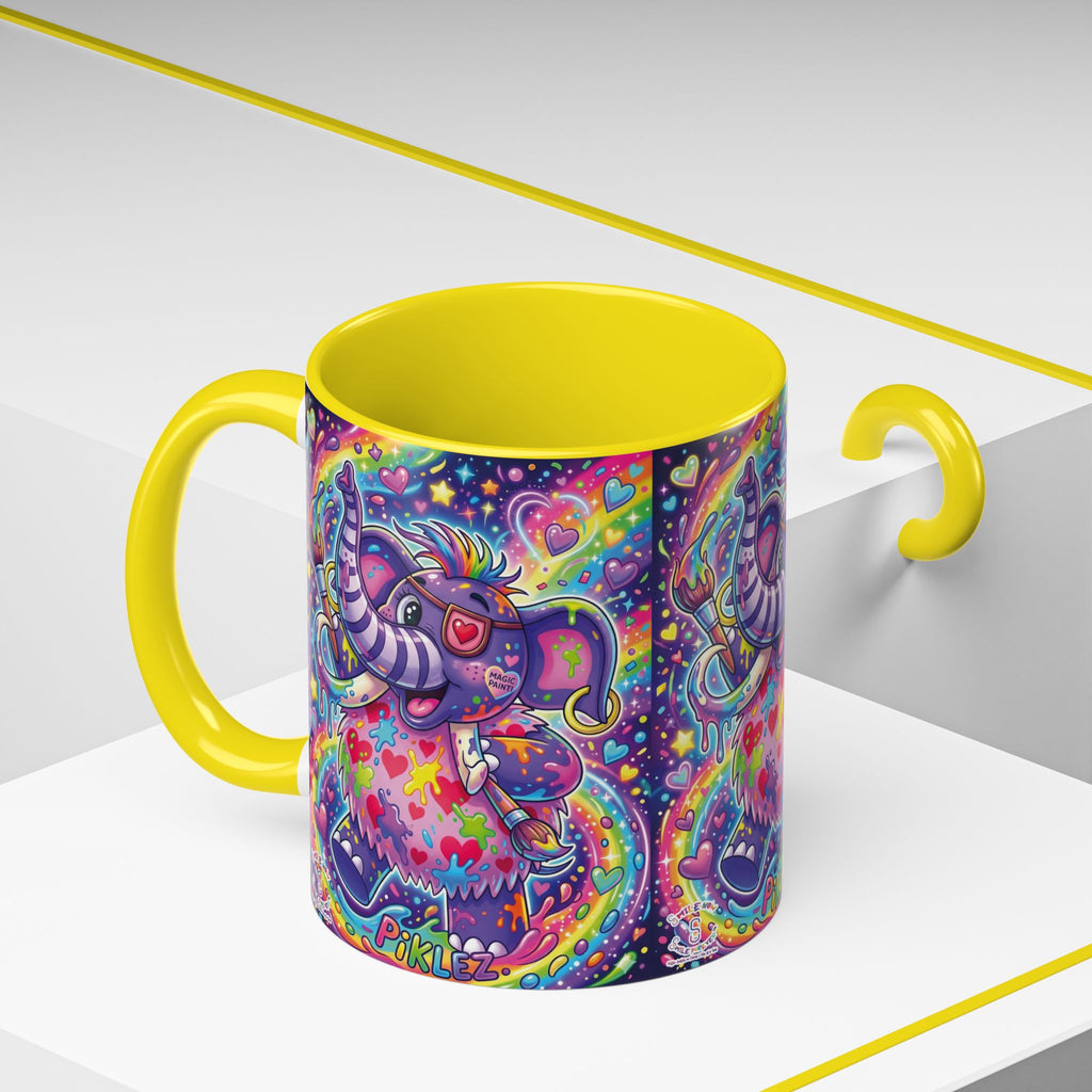 Piklez™ 15oz Ceramic Mug – "Magic Paint!" Graphic | Smile Universe Collection
