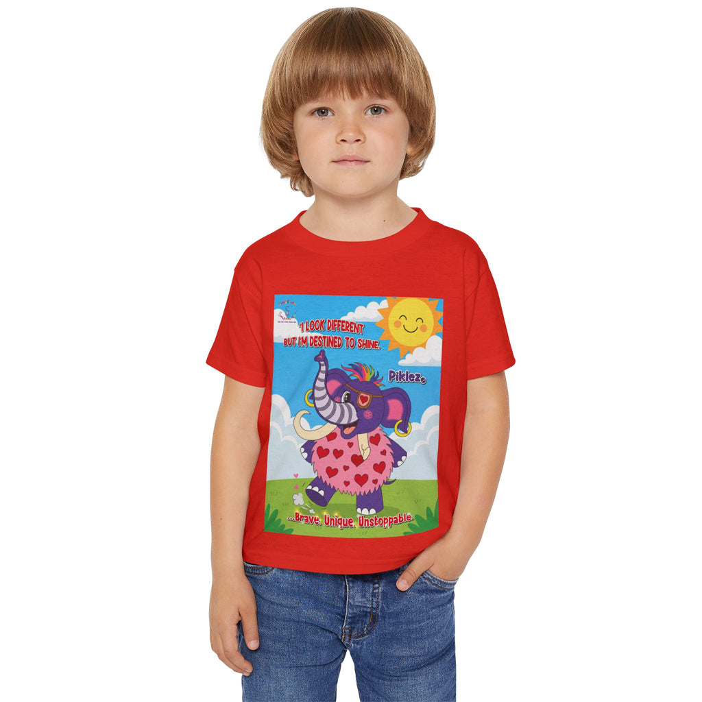 Piklez™ Toddler T-Shirt – “Destined to Shine” Kids Graphic Tee | Smile Universe Collection