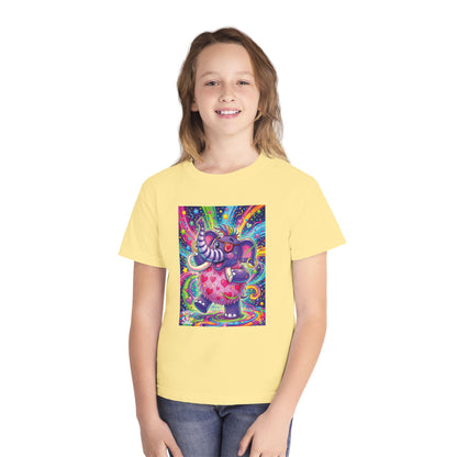 Piklez™ Youth Midweight Tee – "Born to Celebrate!" Graphic Shirt | Smile Universe Collection