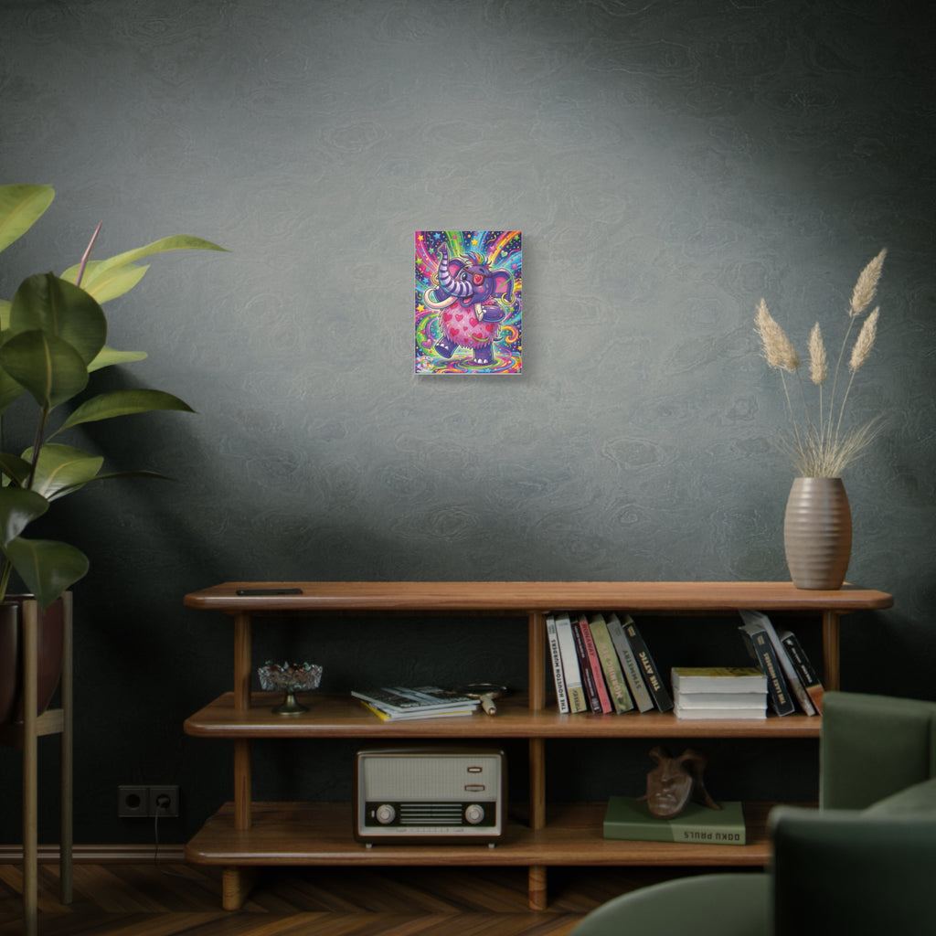 Piklez™ Matte Canvas, Stretched 1.25" – "Born to Celebrate!" Graphic Wall Art | Smile Universe Collection