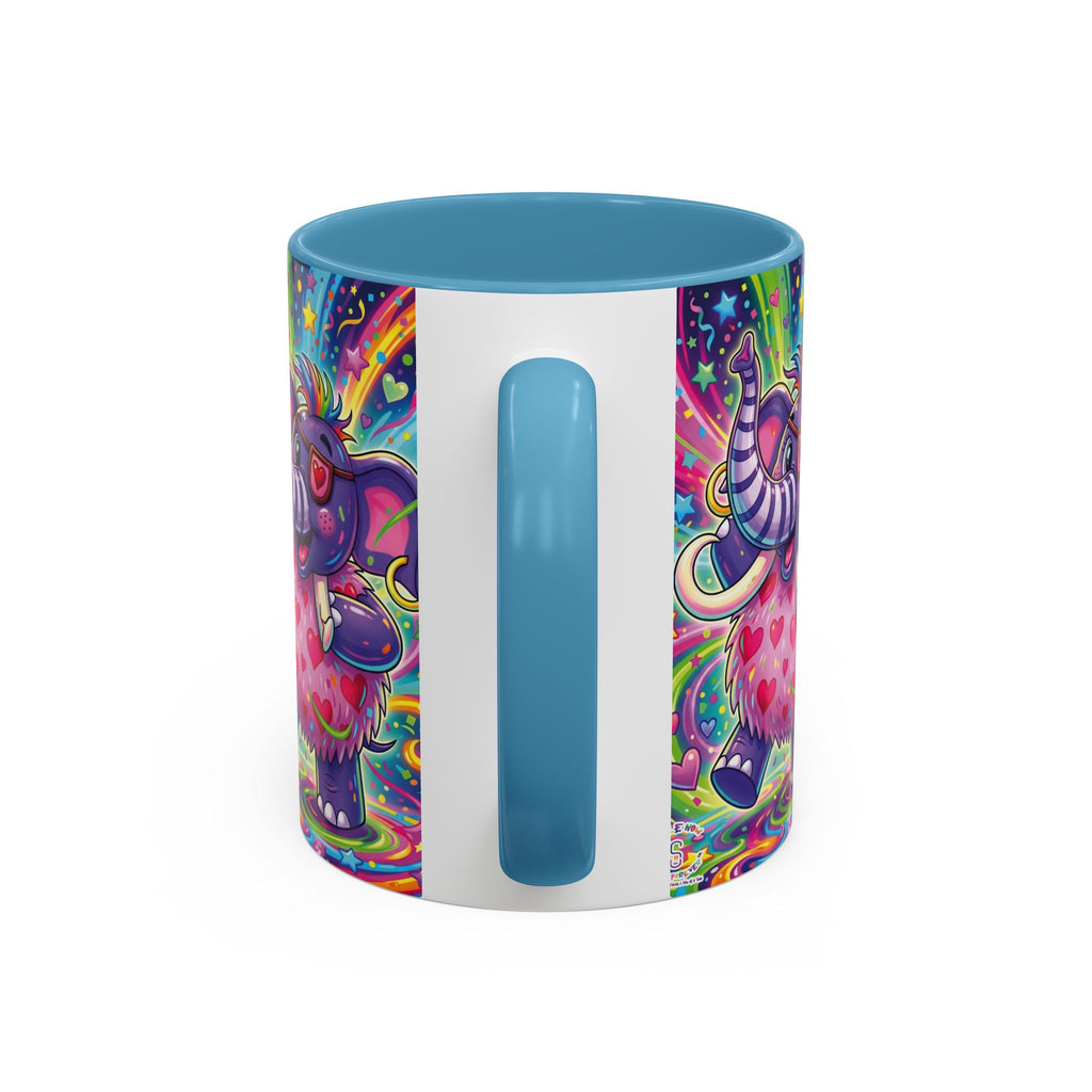 Piklez™ 11oz, 15oz Accent Coffee Mug – "Born to Celebrate!" Graphic | Smile Universe Collection