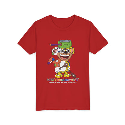 Potz™ Youth Short Sleeve Tee – Playful Graphic Tee | Smile Universe Collection