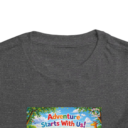Lani™ Toddler Short Sleeve Tee – "Adventure Starts With Us!" Graphic