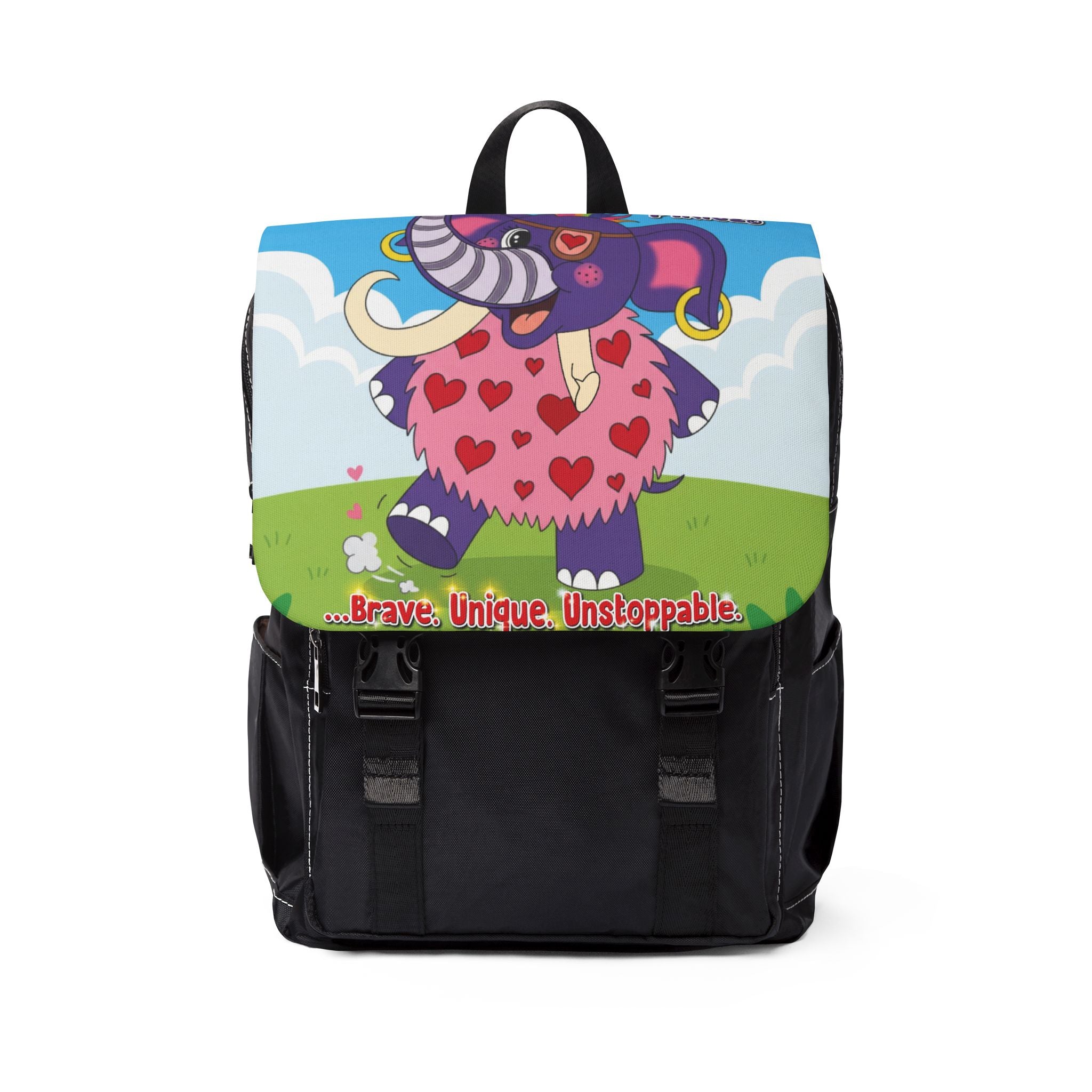 Piklez™ Unisex Casual Shoulder Backpack – “Destined to Shine” | Smile Universe Collection
