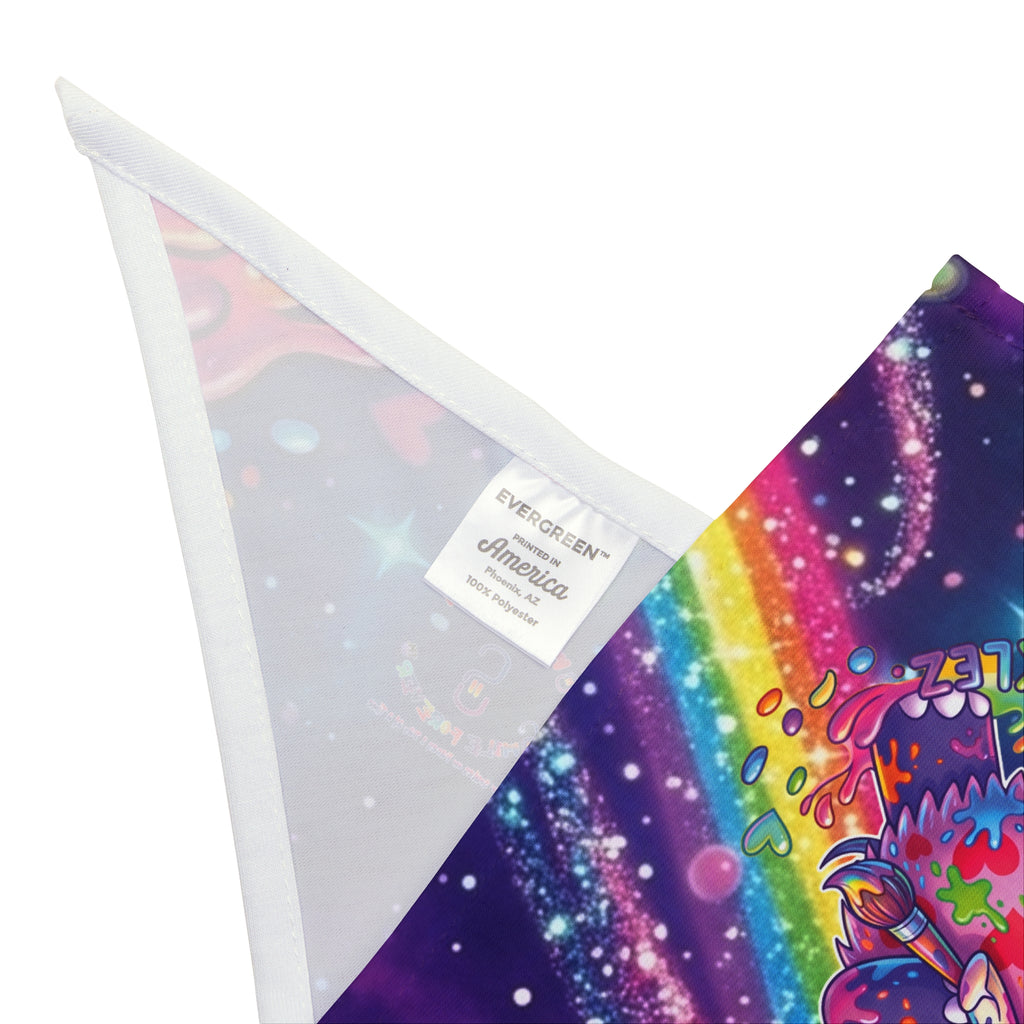 Piklez™ Pet Bandana – "Magic Paint!" Graphic | Smile Universe Collection