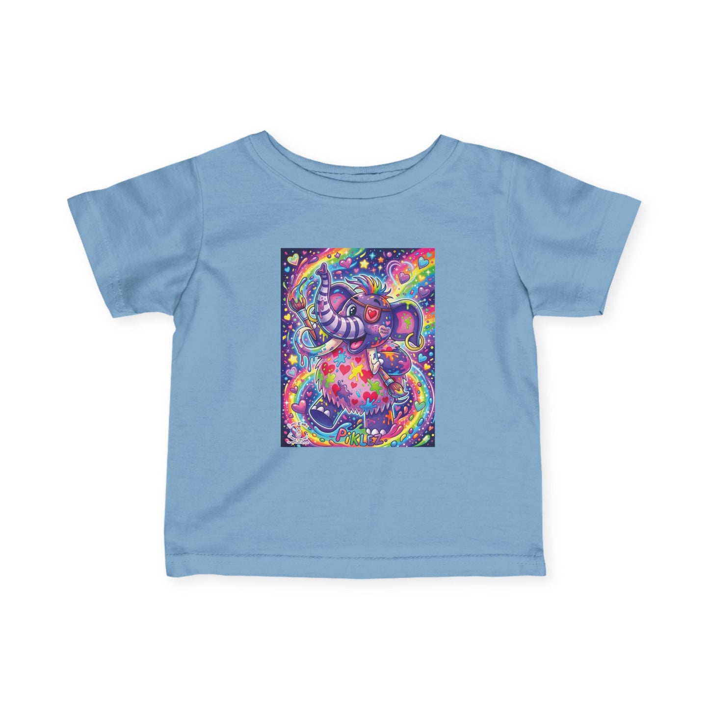 Piklez™ Infant Fine Jersey Tee – "Magic Paint!" Graphic Shirt | Smile Universe Collection
