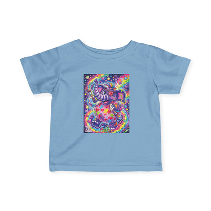 Piklez™ Infant Fine Jersey Tee – "Magic Paint!" Graphic Shirt | Smile Universe Collection