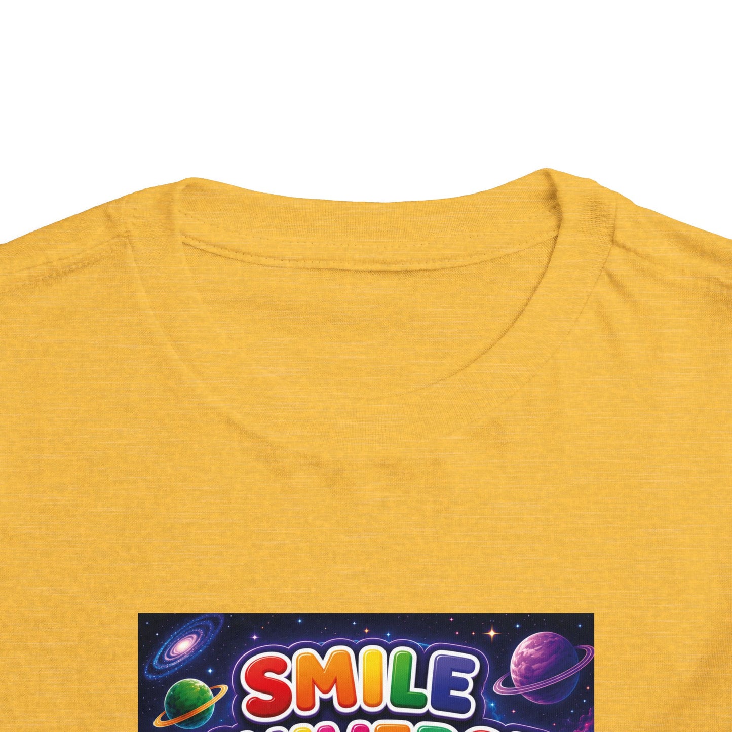 Smile Universe™ Toddler Short Sleeve Tee – "Where Being Different is CELEBRATED!" Graphic