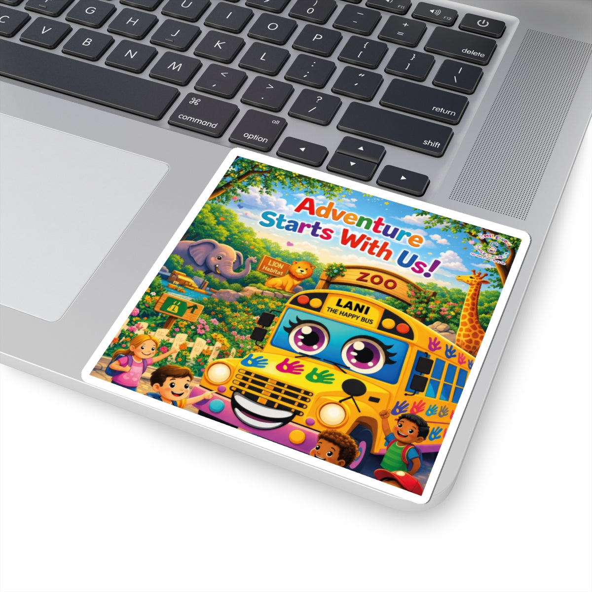Lani™ Kiss-Cut Stickers – "Adventure Starts With Us!" Graphic