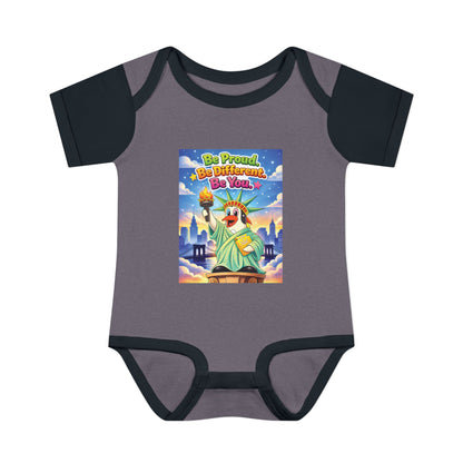 TuBz™ "Be Proud. Be Different. Be You." Infant Bodysuit - Inspirational Baby Onesie