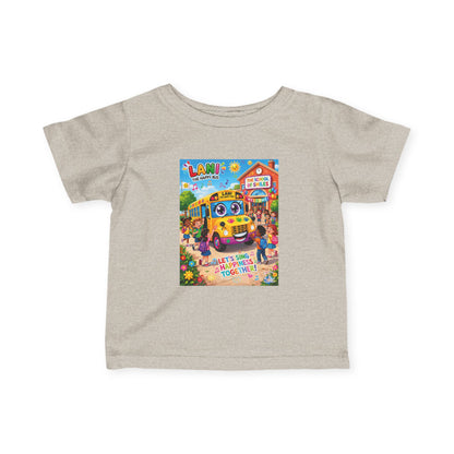 Lani™ Infant Fine Jersey Tee – "Let's Sing Happiness Together!" Graphic