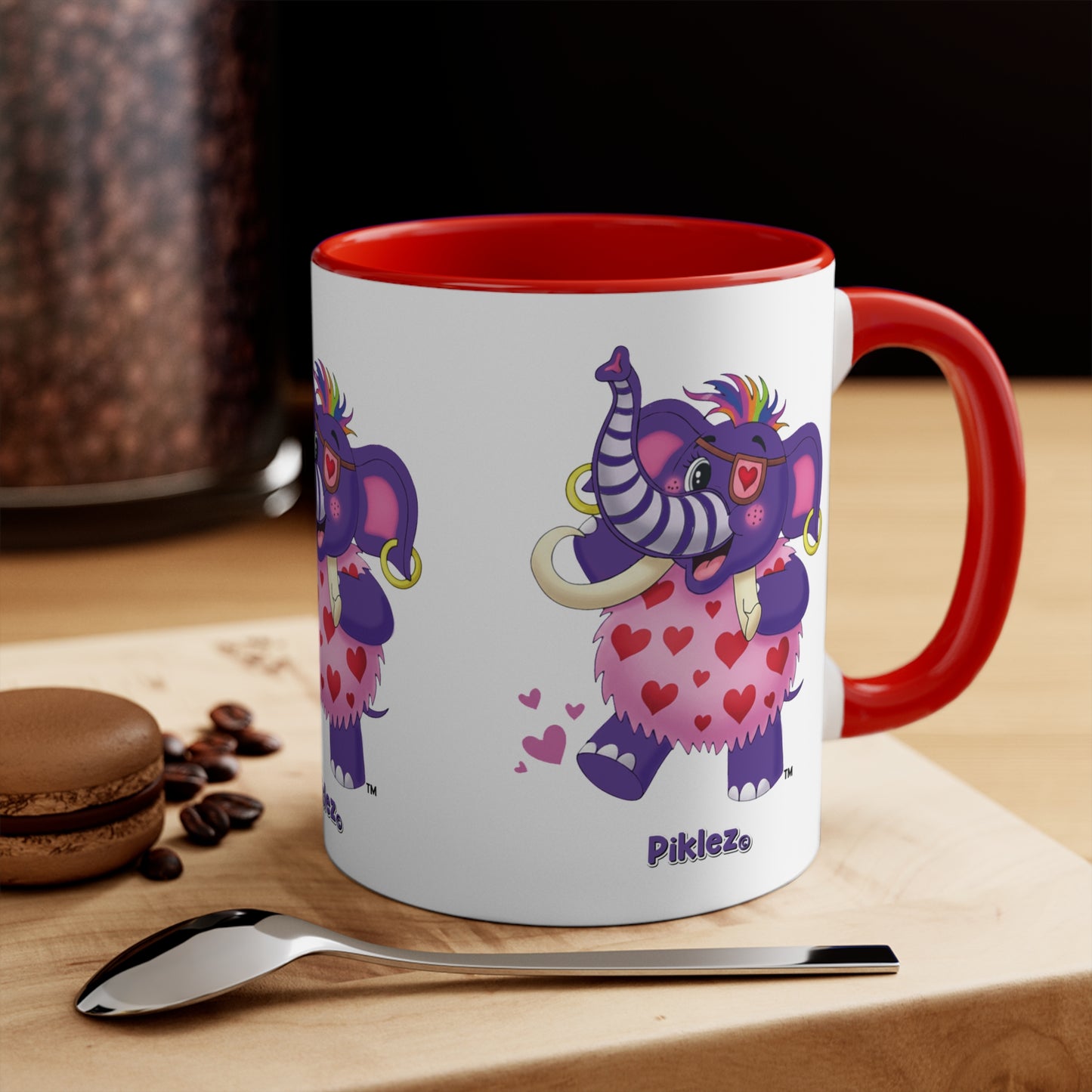 Piklez™ Accent Mug – "Full of Love!" Graphic | Smile Universe Collection