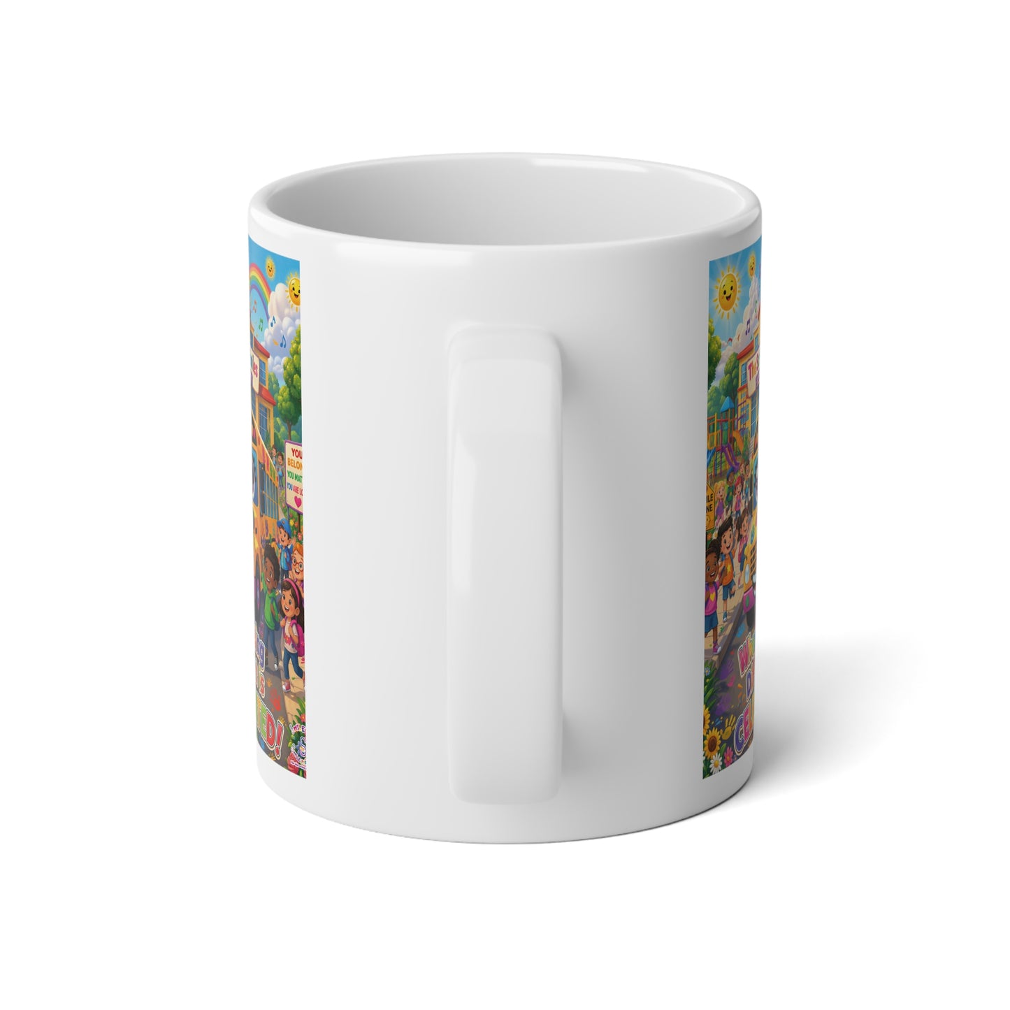 Lani™ Jumbo Mug 20oz – "Where Being Different is CELEBRATED!" Graphic