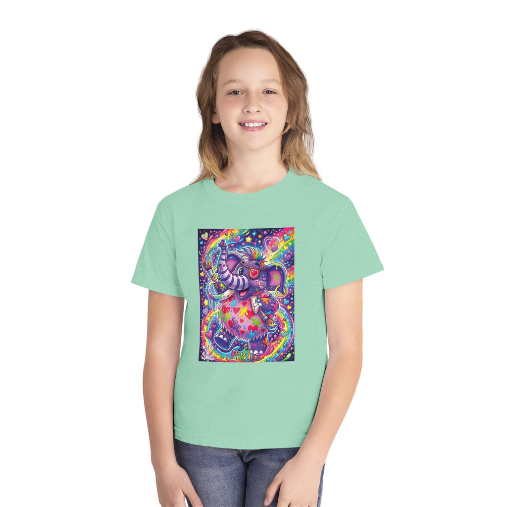 Piklez™ Youth Midweight Tee – "Magic Paint!" Graphic Shirt | Smile Universe Collection