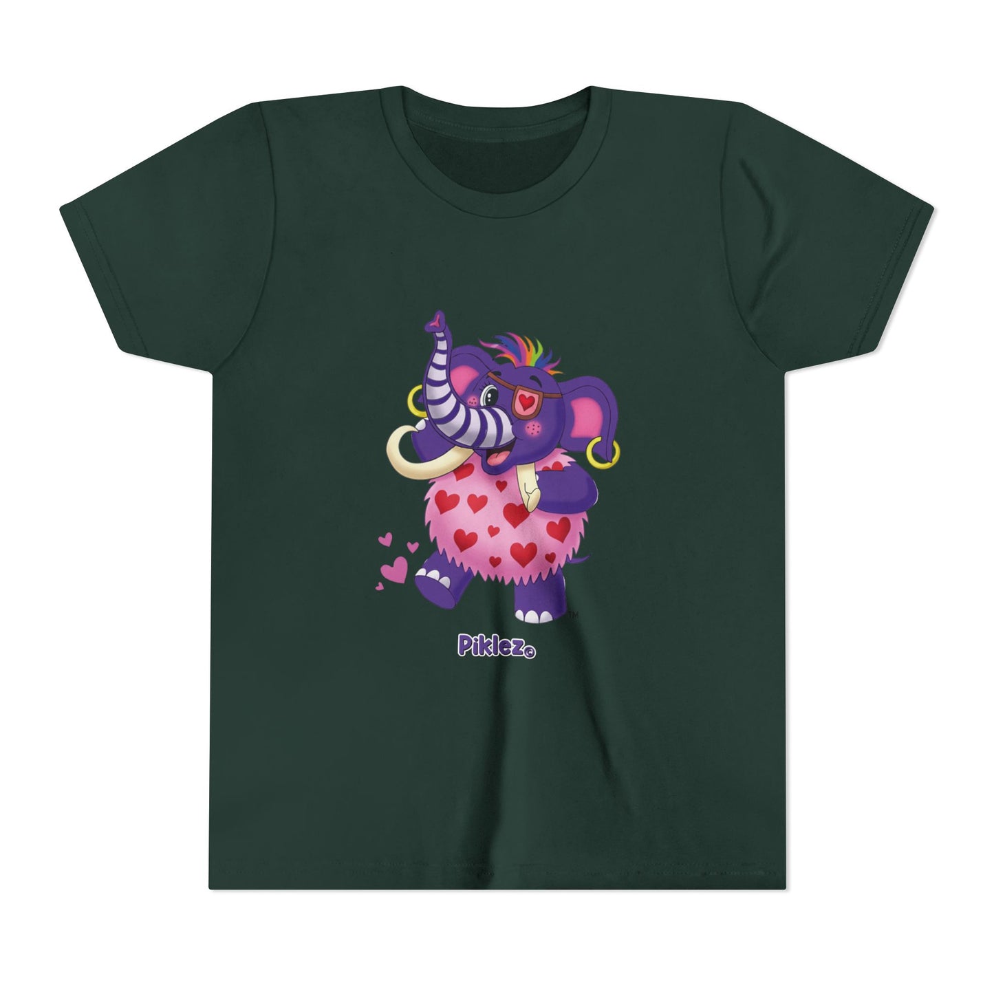 Piklez™ Youth Short Sleeve Tee – "Full of Love!" Graphic Shirt | Smile Universe Collection