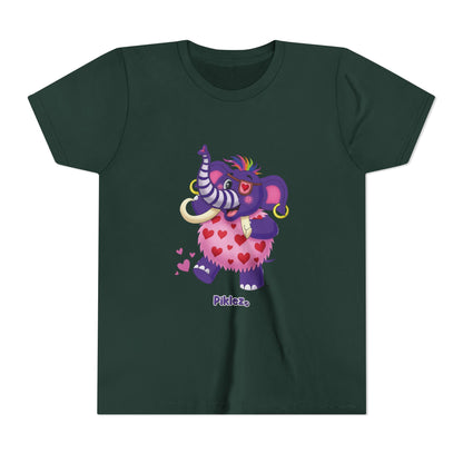 Piklez™ Youth Short Sleeve Tee – "Full of Love!" Graphic Shirt | Smile Universe Collection