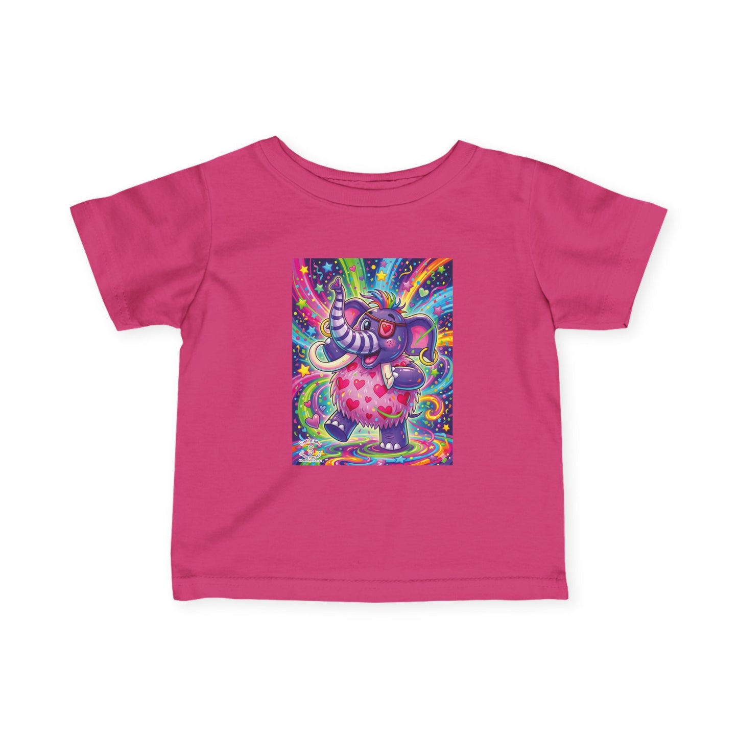 Piklez™ Infant Fine Jersey Tee – "Born to Celebrate!" Graphic Shirt | Smile Universe Collection