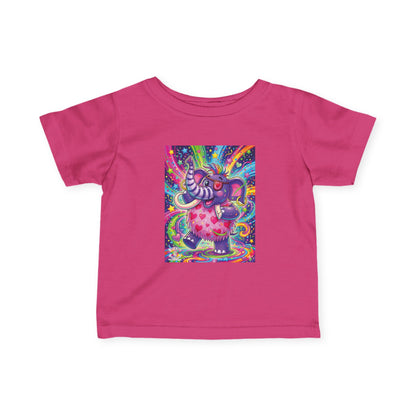 Piklez™ Infant Fine Jersey Tee – "Born to Celebrate!" Graphic Shirt | Smile Universe Collection