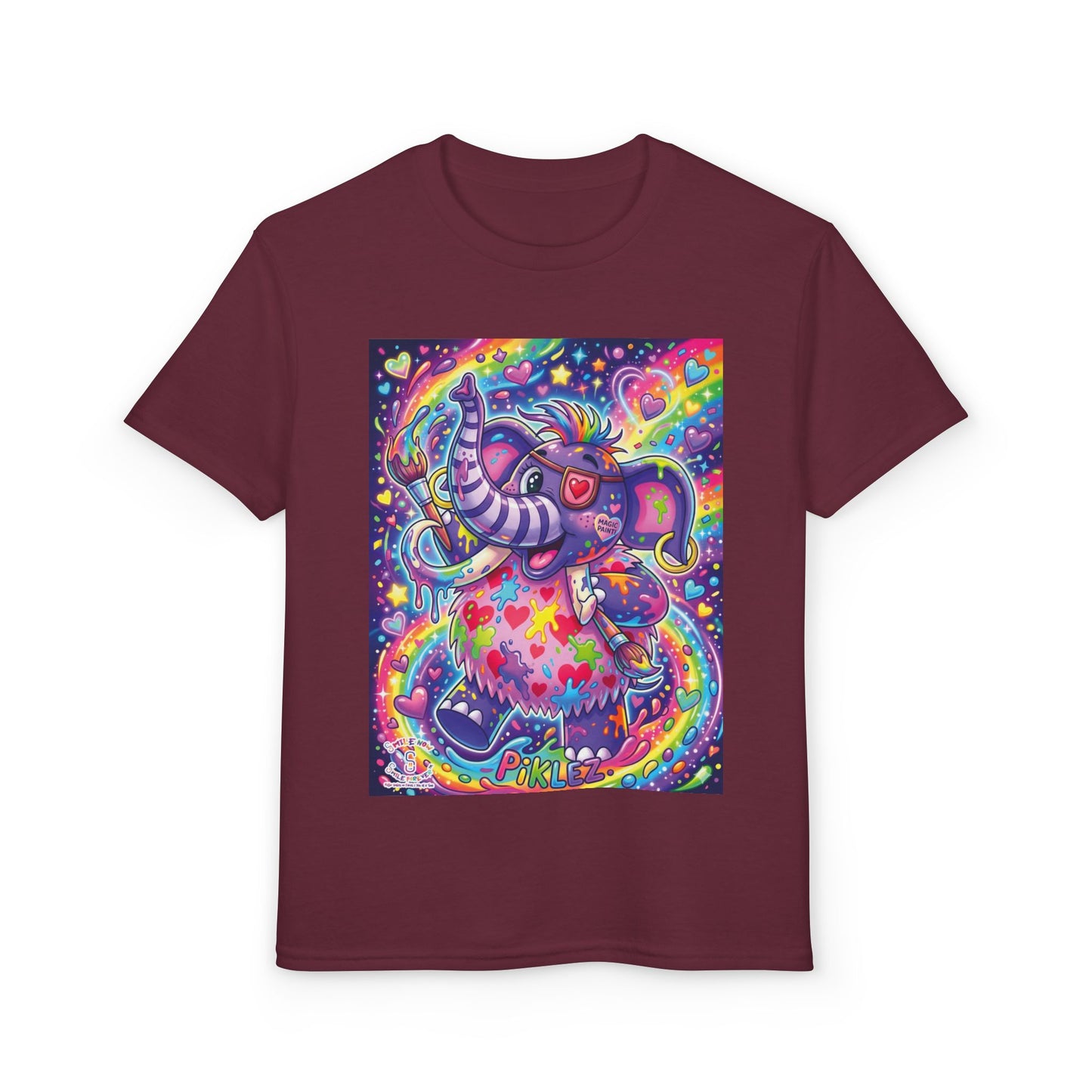 Piklez™ Youth DryBlend® T-Shirt – "Magic Paint!" Graphic Shirt | Smile Universe Collection