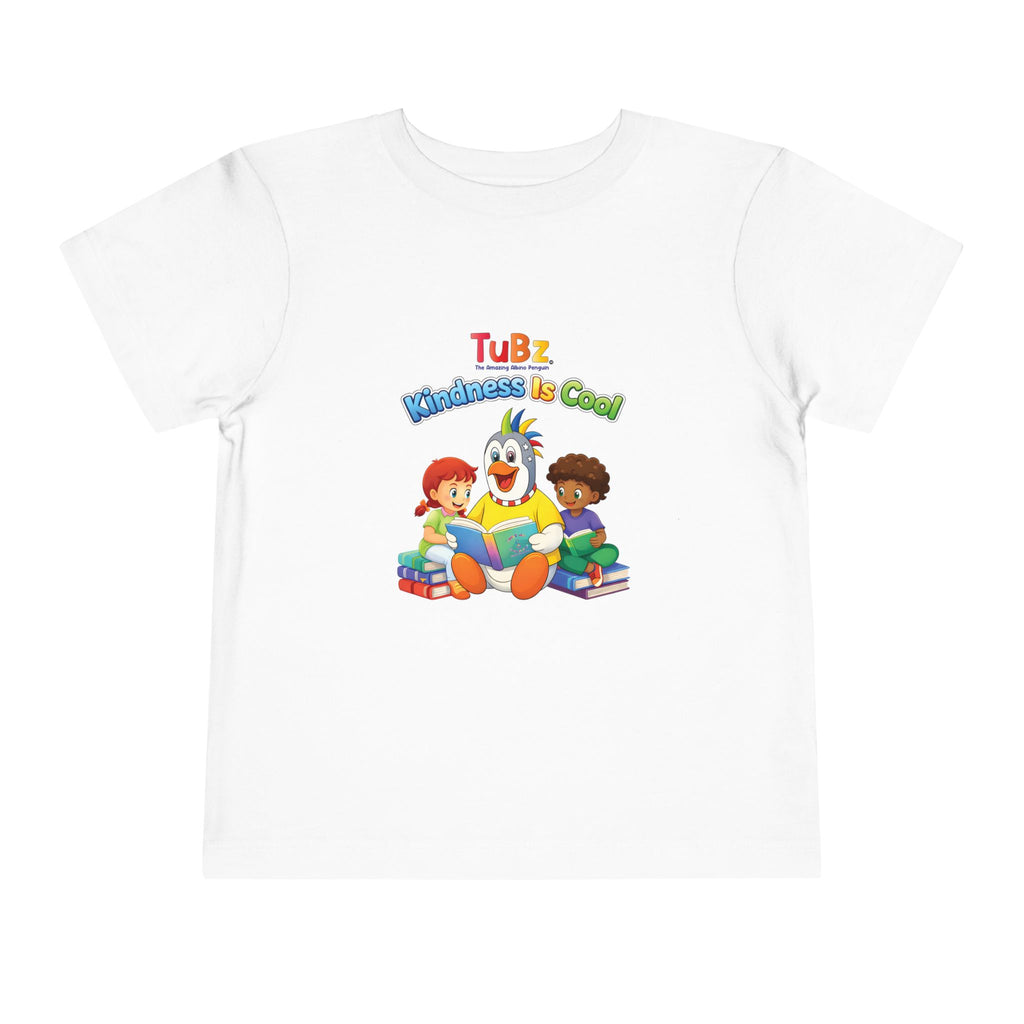 TuBz™ "Kindness Is Cool" Kids T-Shirt - Positive Message Graphic Tee | Smile Universe TuBz4Kidz