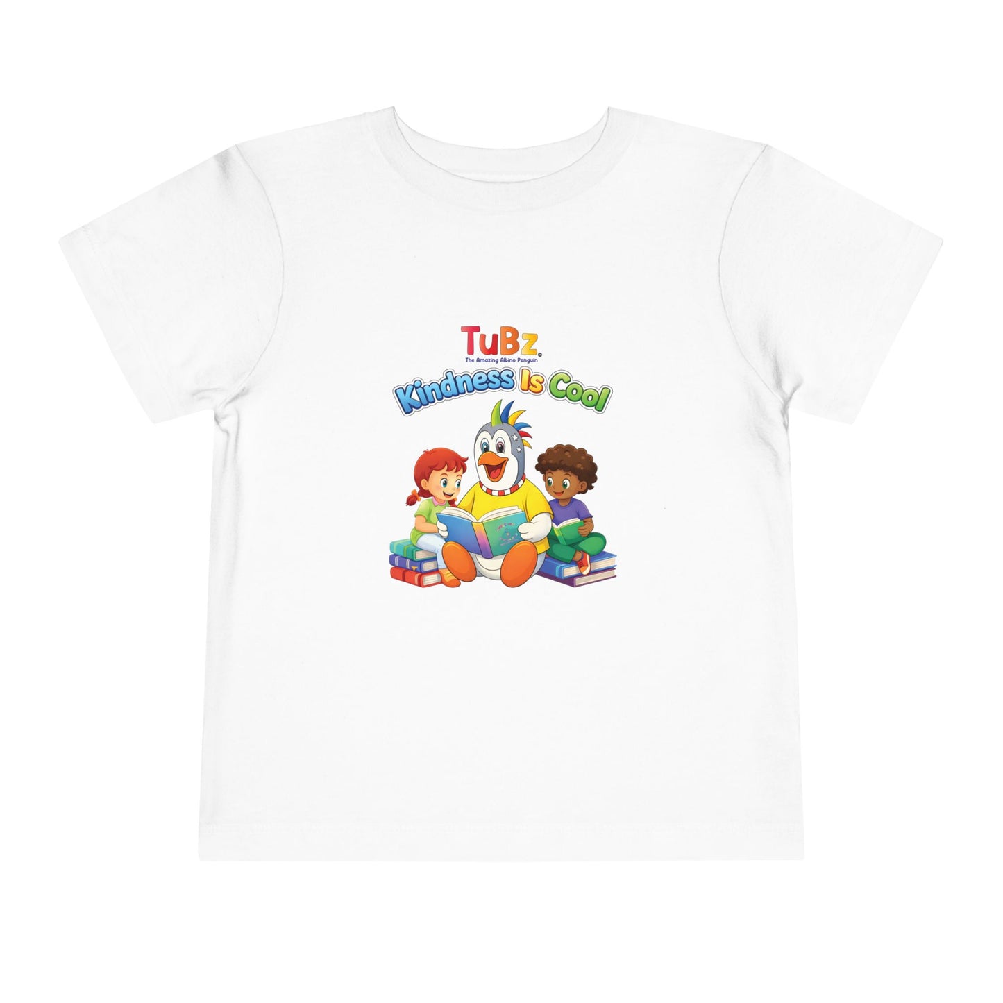 TuBz™ "Kindness Is Cool" Kids T-Shirt - Positive Message Graphic Tee | Smile Universe TuBz4Kidz