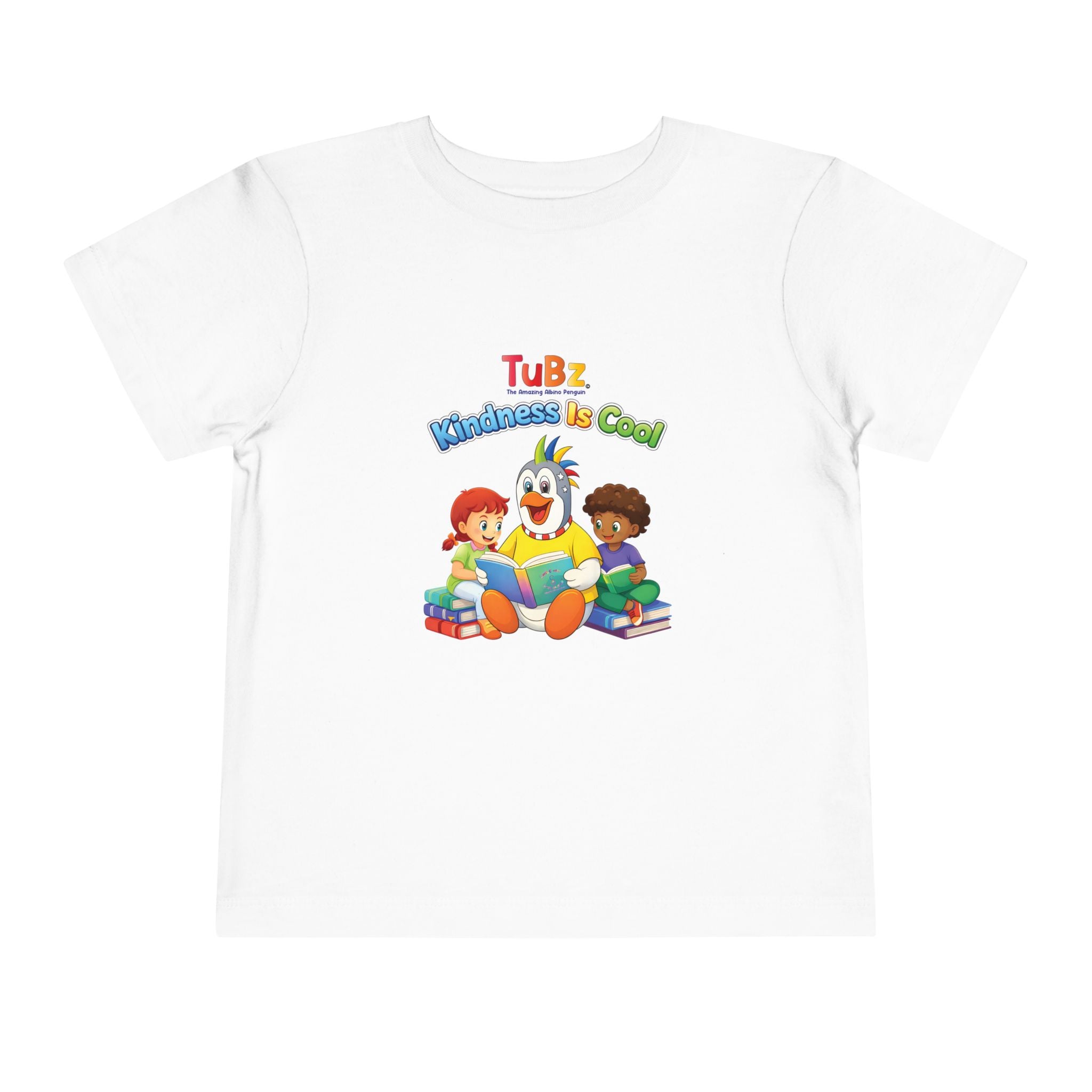 TuBz™ "Kindness Is Cool" Kids T-Shirt - Positive Message Graphic Tee | Smile Universe TuBz4Kidz