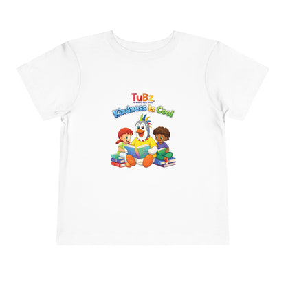 TuBz™ "Kindness Is Cool" Kids T-Shirt - Positive Message Graphic Tee | Smile Universe TuBz4Kidz