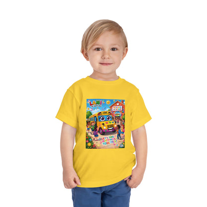 Lani™ Toddler Short Sleeve Tee – "Let's Sing Happiness Together!" Graphic