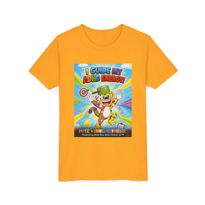 Potz™ Youth Short Sleeve Tee – "I Guide My ADHD Energy!" Graphic Tee | Smile Universe Collection