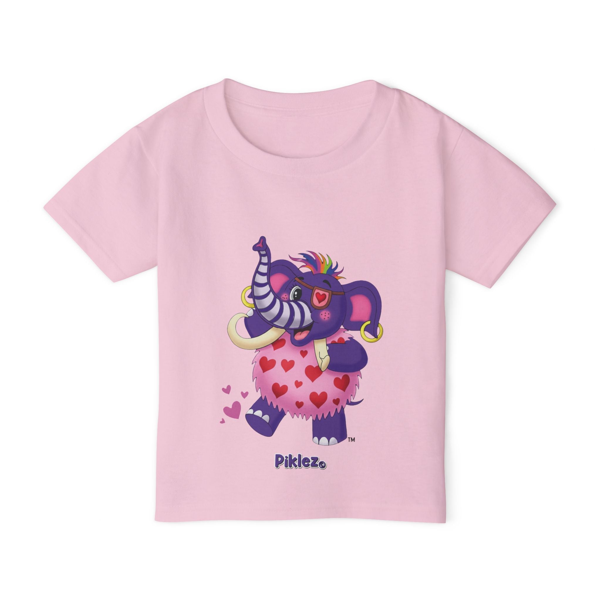 Piklez™ Heavy Cotton™ Toddler T-Shirt – "Full of Love!" Graphic Shirt | Smile Universe Collection