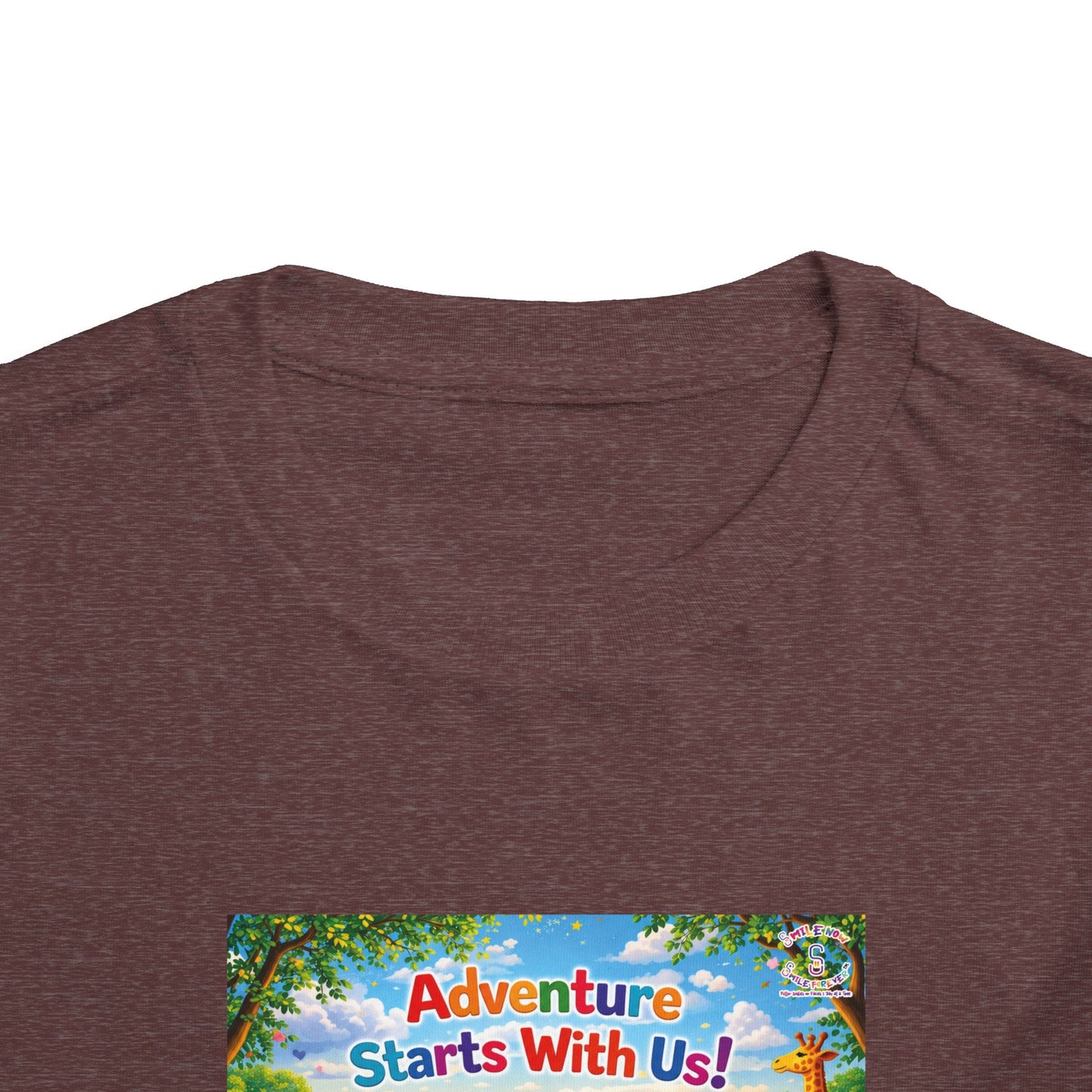 Lani™ Toddler Short Sleeve Tee – "Adventure Starts With Us!" Graphic